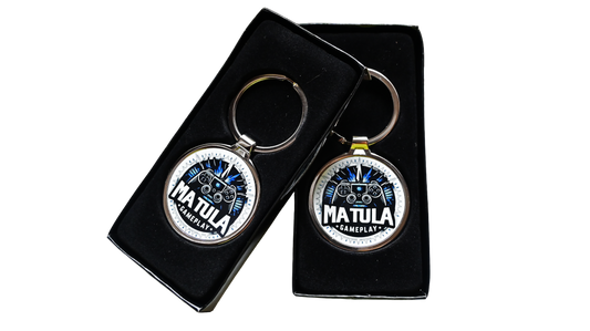 Matula_Gameplay Kulcstartó fémből - Kör alakú - Dobozban