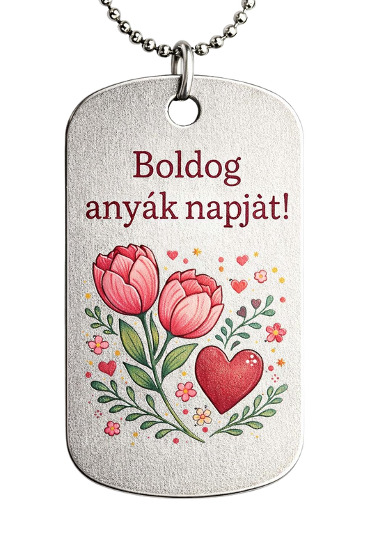 Anyák napi fém medál