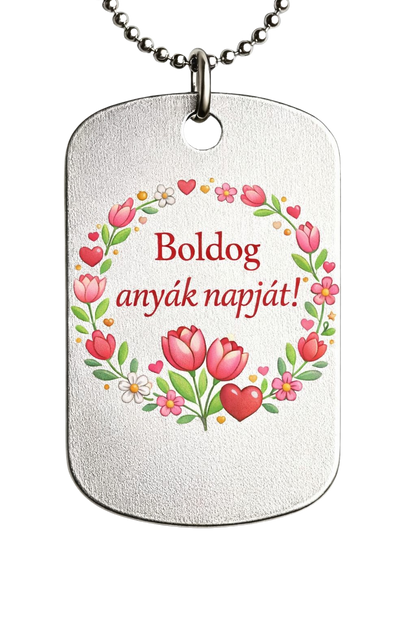 Anyák napi fém medál