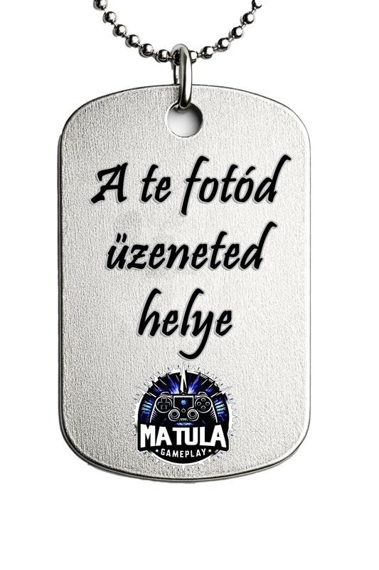 Egyedi Fém medál lánccal